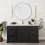 60 Inch Midnight Modern Shaker